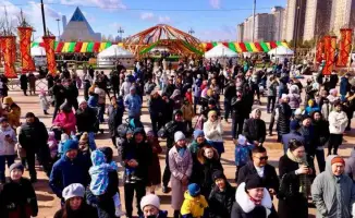 дрон-шоу Астана 21 марта Наурыз мейрамы символы