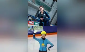 Абсолютная чемпионка мира по конькобежному спорту среди юниоров Кристина Шумекова и Варвара Глухова