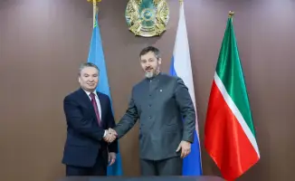 Встреча Ерсайына Нагаспаева с министром промышленности и торговли Татарстана