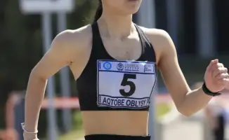 Айша Жургентаева из Актюбинской области завоевала золото на чемпионате Казахстана по спортивной ходьбе