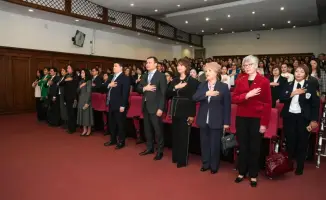 Министр юстиции Казахстана Ерлан Сарсембаев отметил вклад женщин в юстиции и поздравил их с Международным женским днём