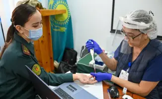 В Астане военные медики активно поддержали донорство крови в рамках месячной акции
