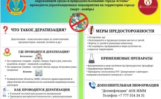 В Астане стартовала весенняя операция по борьбе с грызунами