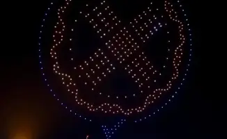 В Конаеве дрон-шоу озарило небо в преддверии важного референдума