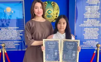 Аяна Кунуспекова из Бухар-Жырауского района заняла второе место на международном конкурсе Golden Time Talent