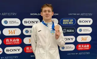 Виктор Друзин завоевал бронзовую медаль в технической программе на этапе Кубка мира по артистическому плаванию в Париже