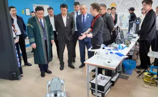 Кентау: Открытие IT-кабинета в колледже