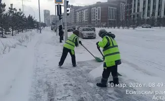 Снегопад в Астане: коммунальные службы mobilизованы для обеспечения безопасного передвижения