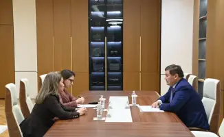 Аким области Нурлыбек Налибаев встретился с главой координационного совета женщин ООН в Центральной Азии и Казахстане Джерен Гювен Гюреш для обсуждения вопросов равноправия и поддержки женщин