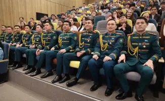 Национальная гвардия Казахстана проводит патриотическую встречу с молодежью в Астане