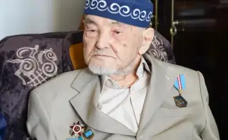 голосование 102-летний ветеран Курмат Рахимов участие