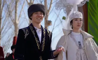 Астана: пять пар зарегистрировали брак на Наурыз