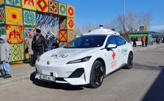 Астана: испытания беспилотного автомобиля на Наурыз
