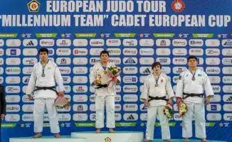 Карагандинские дзюдоисты завоевали золото на Европейском Кубке среди кадетов в Анталье