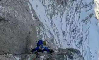 Казахстанские альпинисты покорили Эйгер в Альпах