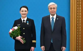 Казахстанские женщины-спасатели отмечены государственными наградами в честь Международного женского дня