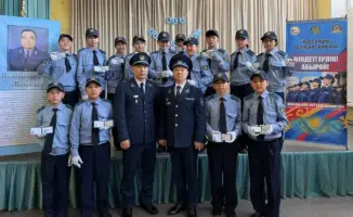 Класс юных полицейских открыли в школе Нуринского района