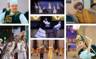 Флешмоб в Алматы: театры объединились в танце на празднике Наурызнама