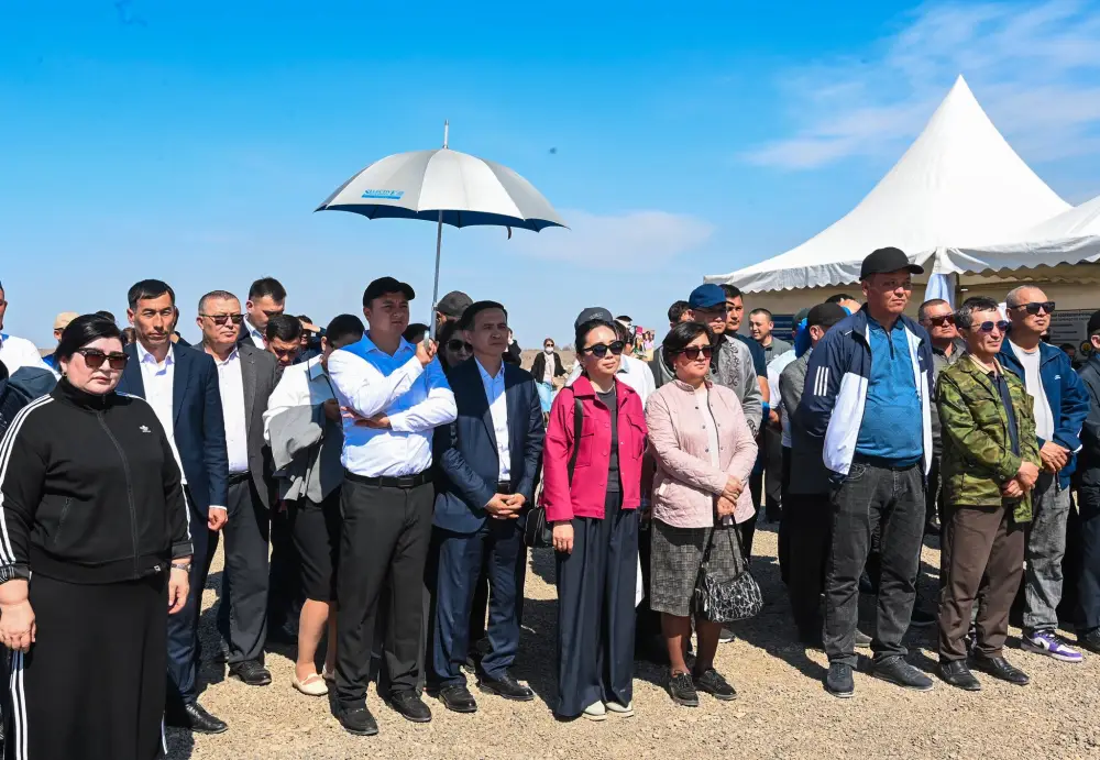 В Сырдарьинском районе начато строительство завода по глубокой переработке кукурузы (10)