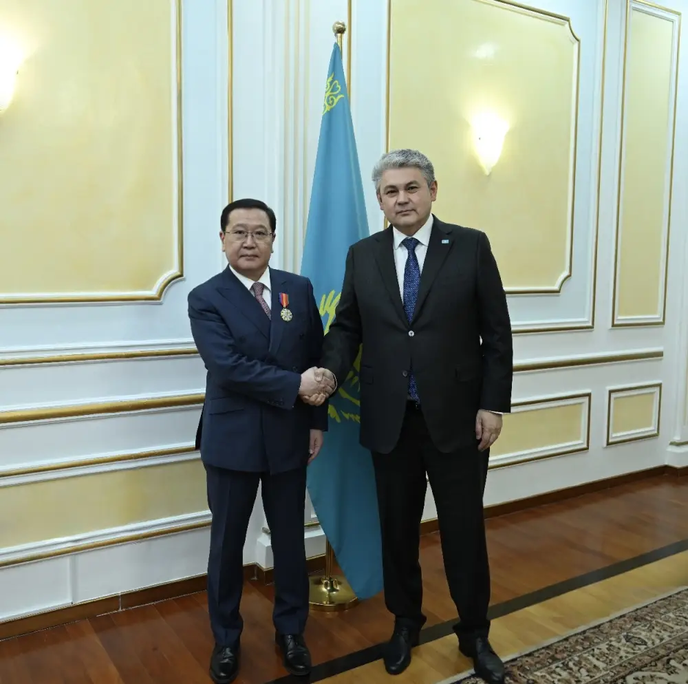 Министр иностранных дел Казахстана принял Посла Монголии (4)