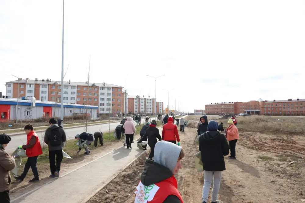 Тысяча горожан поддержала акцию «Таза Қазақстан» на масштабном экоплоггинге в Косшы (7)