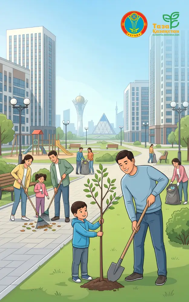 Экоакции по благоустройству и посадке деревьев пройдут в Астане 18 апреля (2)