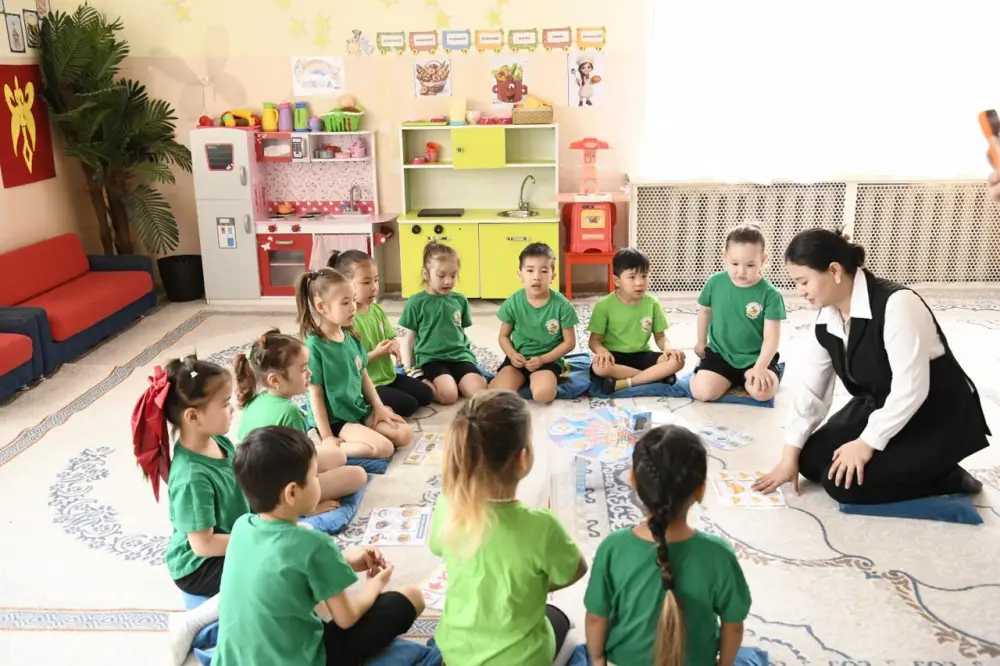 В детском саду Астаны организовали воспитательное мероприятие (3)