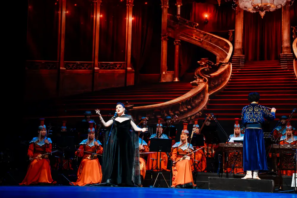 Концерт Монгольского национального академического большого театра искусства прошел в Астане (9)