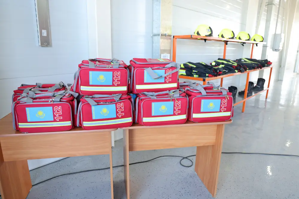 В посёлке Атамекен впервые за 40 лет прошла реновация пожарной части (6)