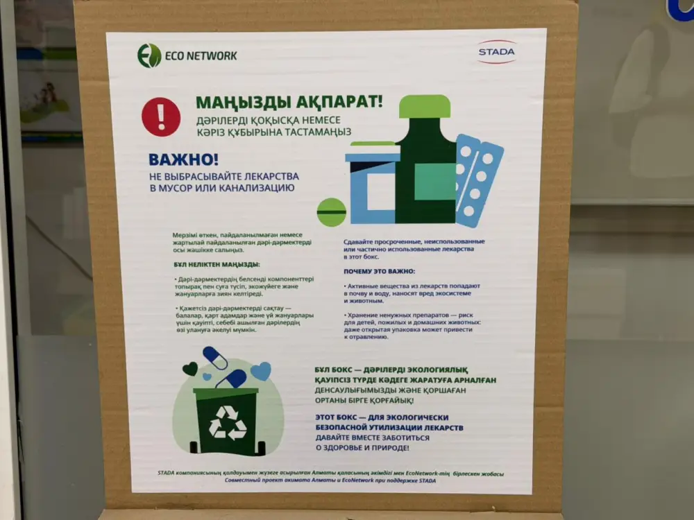 В Алматы прошла акция по сбору просроченных лекарств (2)