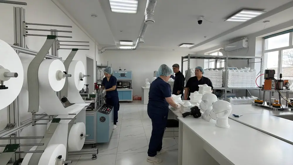 Респираторные и медицинские изделия производят в Шортандинском районе (4)