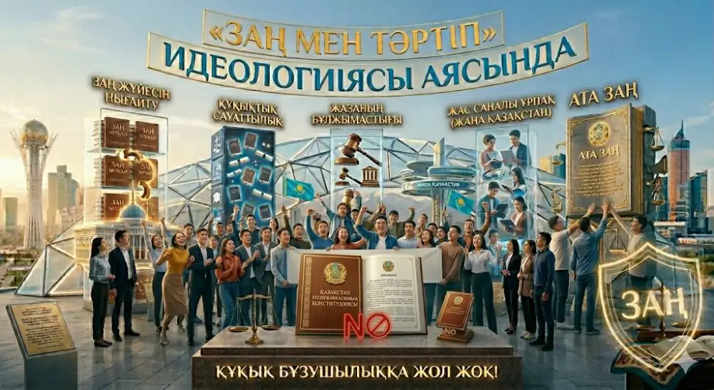 Молодежь Жетісу в рамках идеологемы «Закон и порядок» создала фотоматериалы с использованием ИИ (4)