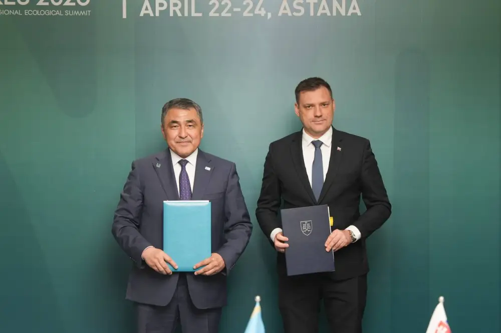 Министерство водных ресурсов и ирригации РК и Министерство окружающей среды Словацкой Республики подписали Меморандум о взаимопонимании и сотрудничестве (8)