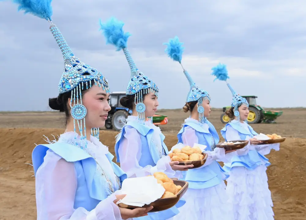 Первые семена были посеяны на полях Кызылординской области (8)