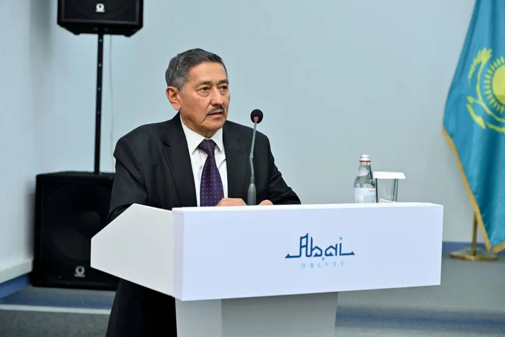 В области Абай прошла II отчетно-выборная конференция ветеранской организации (7)