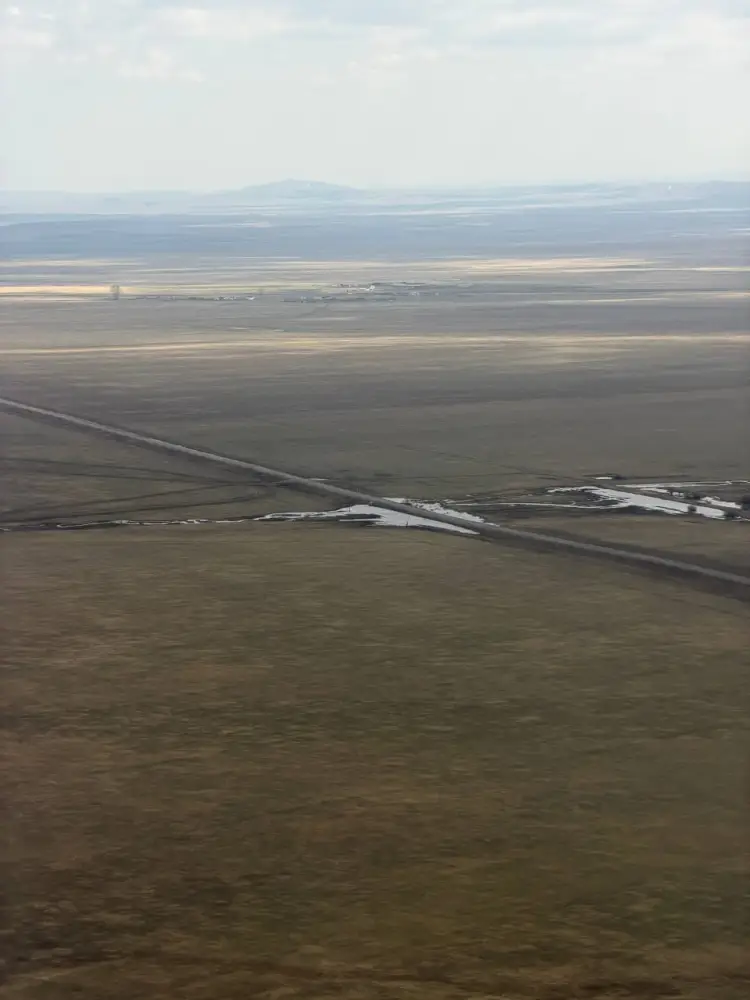 Аким области Асаин Байханов совершил облет Баянаульского района, ознакомился с ходом сброса воды с водохранилищ «Акжар» и «Каратока» Карагандинской области, а также оценил состояние лиманов (4)