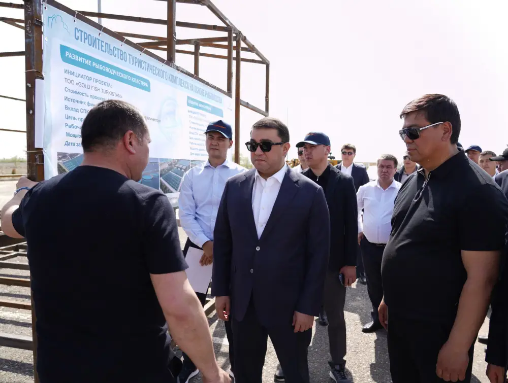 В ТУРКЕСТАНЕ БУДЕТ РАЗВИВАТЬ АКВАТУРИЗМ И СОЗДАДУТ СОВРЕМЕННЫЙ РЫБОХОЗЯЙСТВЕННЫЙ КЛАСТЕР (4)