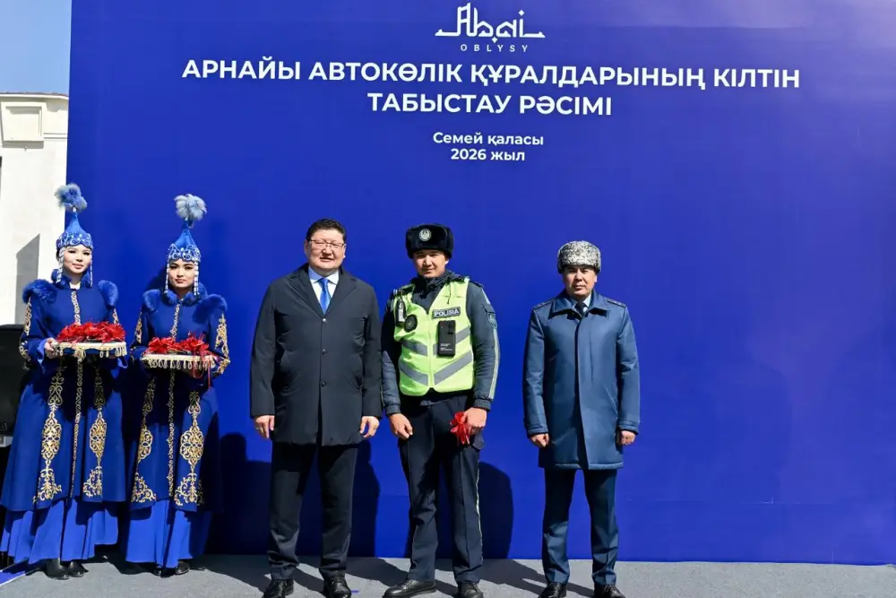 Полицейским области Абай передано 137 служебных автомобилей (4)