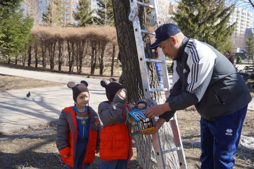В Астане прошла городская экологическая акция «Птицы - наши ДрузьЯ» (7)