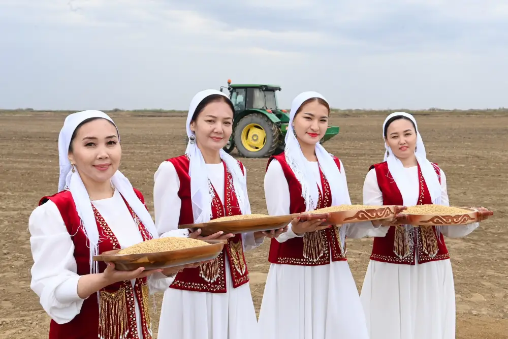 Первые семена были посеяны на полях Кызылординской области (4)