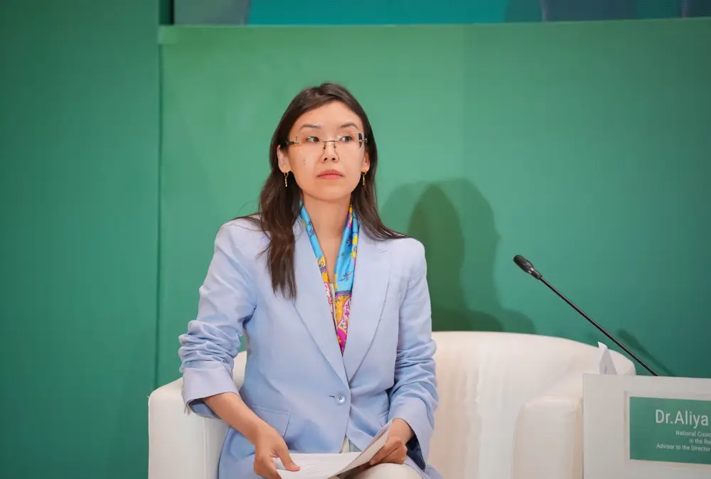 КАЗАХСТАН ПРЕДСТАВИЛ ПОДХОД К ИНТЕГРАЦИИ НАУКИ И ИИ ДЛЯ РЕШЕНИЯ КЛИМАТИЧЕСКИХ ВЫЗОВОВ НА РЕГИОНАЛЬНОМ ЭКОЛОГИЧЕСКОМ САММИТЕ (7)