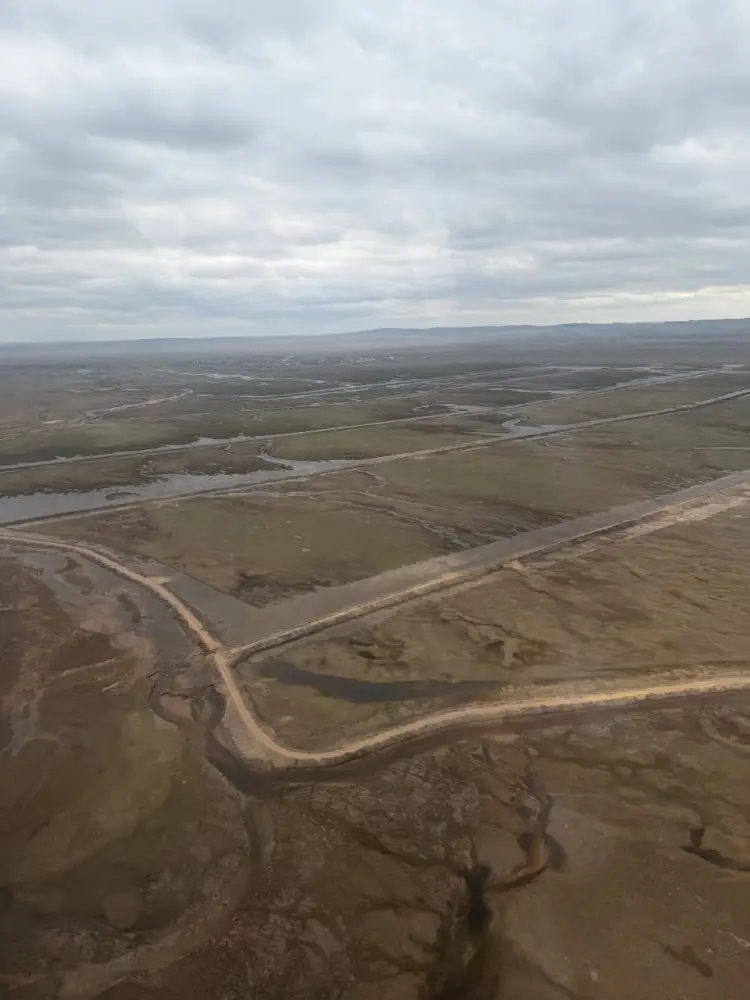 Аким области Асаин Байханов совершил облет Баянаульского района, ознакомился с ходом сброса воды с водохранилищ «Акжар» и «Каратока» Карагандинской области, а также оценил состояние лиманов (3)