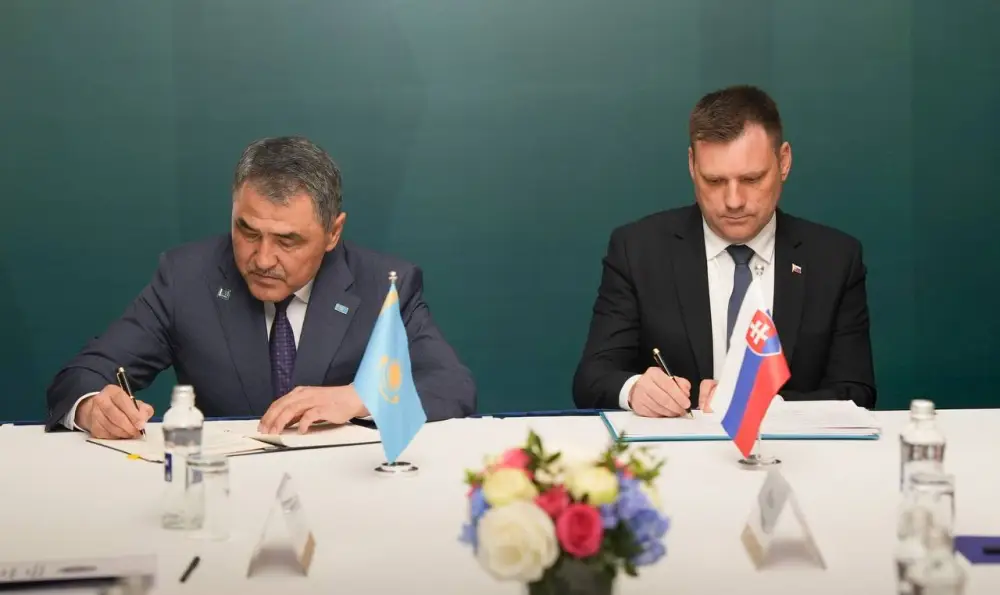 Министерство водных ресурсов и ирригации РК и Министерство окружающей среды Словацкой Республики подписали Меморандум о взаимопонимании и сотрудничестве (2)