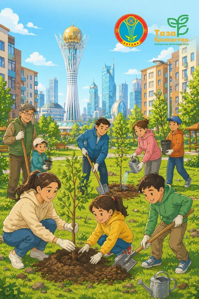 Экоакции по благоустройству и посадке деревьев пройдут в Астане 18 апреля (5)