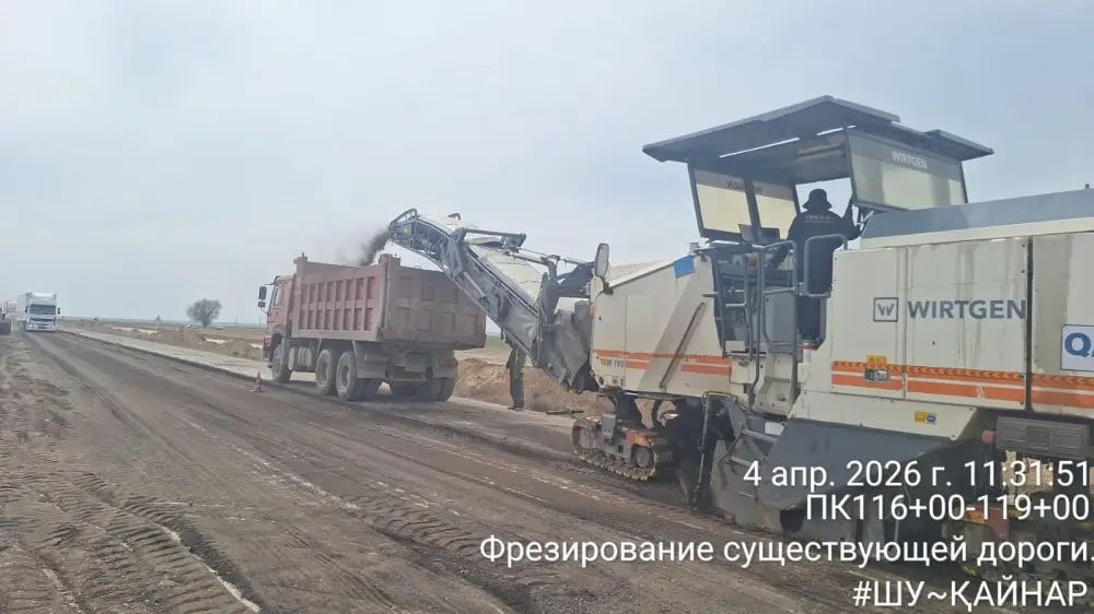 В Казахстане начался дорожно-строительный сезон (6)