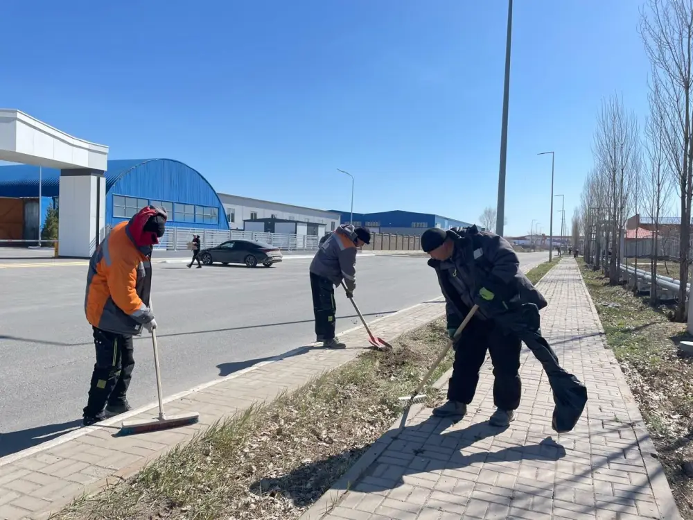 Коллективы предприятий Индустриального парка №1 поддержали общенациональную инициативу «Таза Қазақстан» (4)