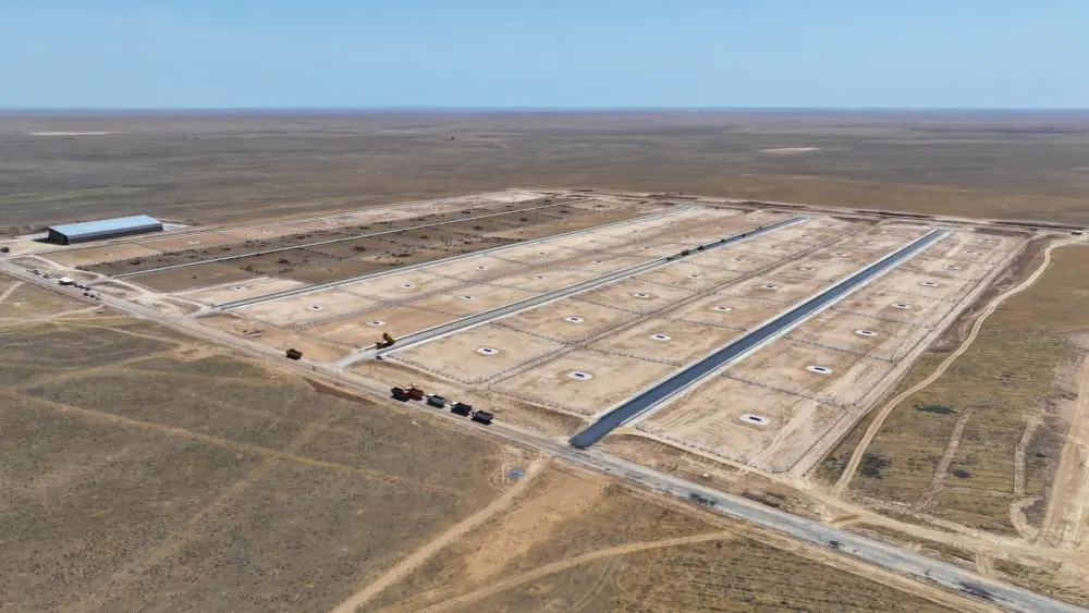 В ТУРКЕСТАНСКОЙ ОБЛАСТИ СТРОИТСЯ МЕГА-ФЕРМА НА 50 ТЫСЯЧ ГОЛОВ (2)