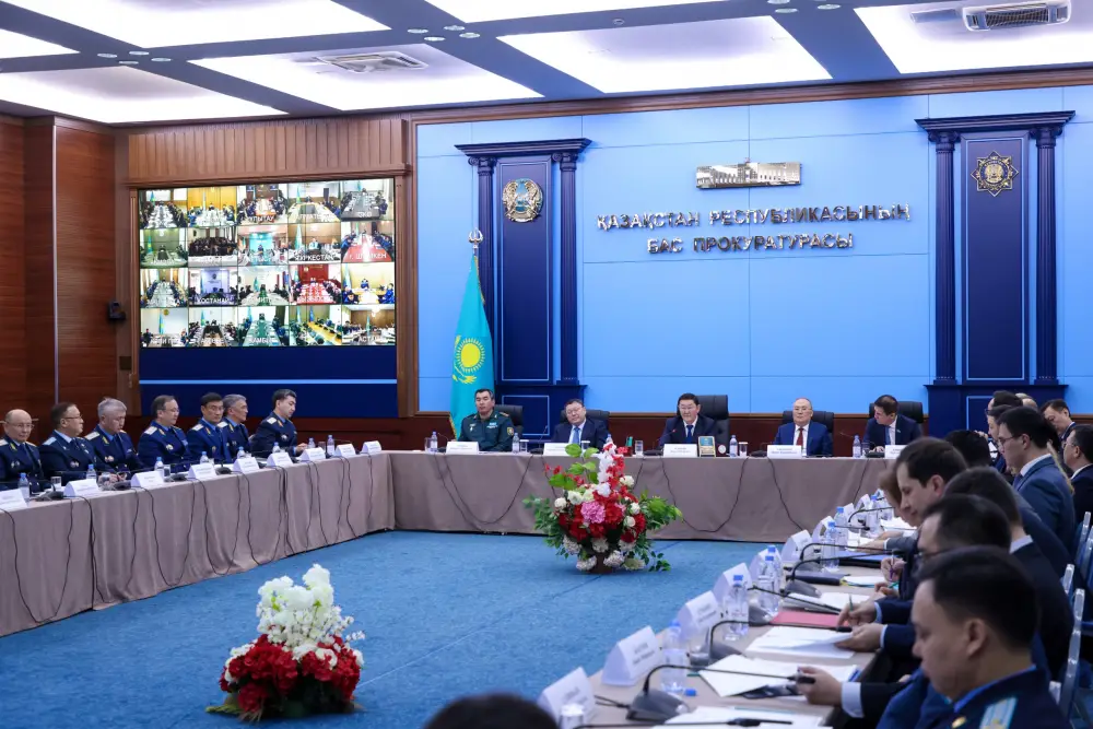 В Генеральной прокуратуре состоялось заседание Координационного совета Республики Казахстан (2)