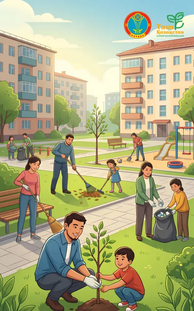 Экоакции по благоустройству и посадке деревьев пройдут в Астане 18 апреля (3)