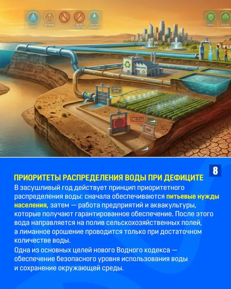 ЗАКОН И ПОРЯДОК. Учет и распределение воды: как работает система лимитов (8)